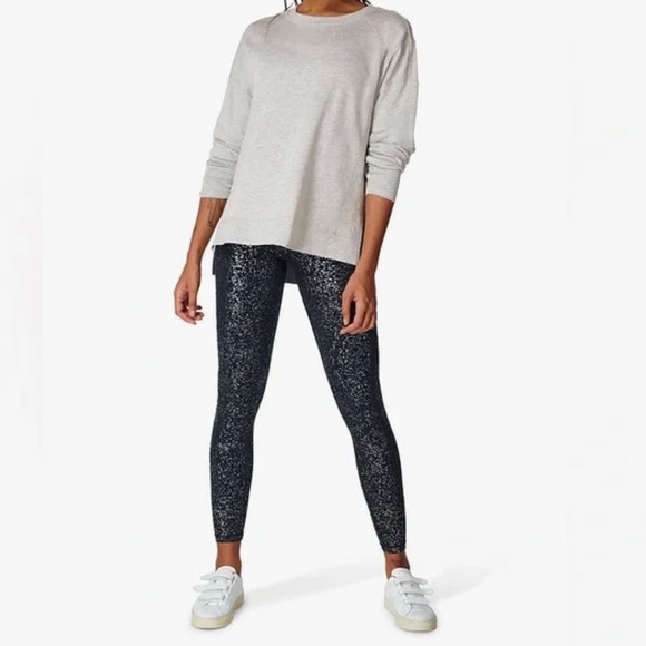 Sweaty Betty Black Scatter Foil Leggings - Picture 2 of 7